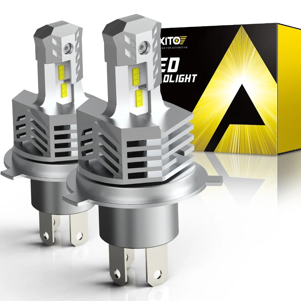 AUXITO H4 LED Headlight Bulbs Kit for High/Low Beam (80000LM, 6000K)