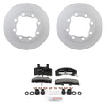 Set of 2 Bosch Quietcast Semi-Met Disc Brake Rotors for K1500 K2500 (1990–1999)
