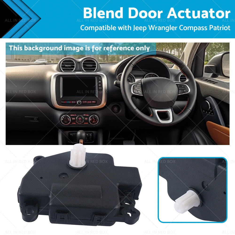 Blend Door Actuator for Jeep Wrangler JK, Patriot, Compass (2007–2018) 68018109AA