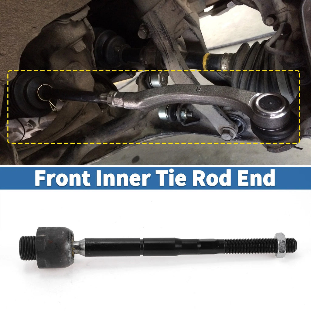 2X Front Inner Tie Rod End Links for Dodge Dakota (2005–2010) & Ram Dakota (2011)