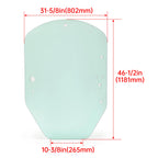 Cab Door Glass Windowpane for John Deere 318E 323E 333G (2010–2018)