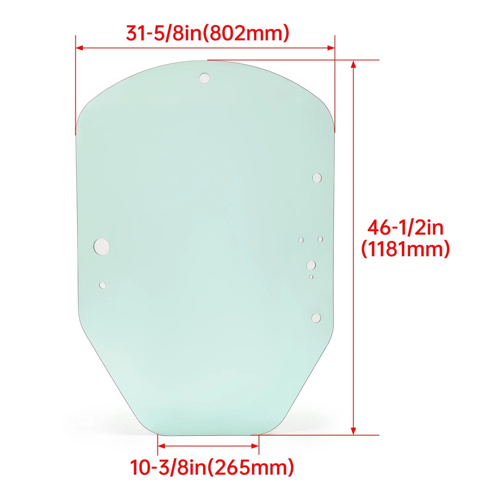 Cab Door Glass Windowpane for John Deere 318E 323E 333G (2010–2018)