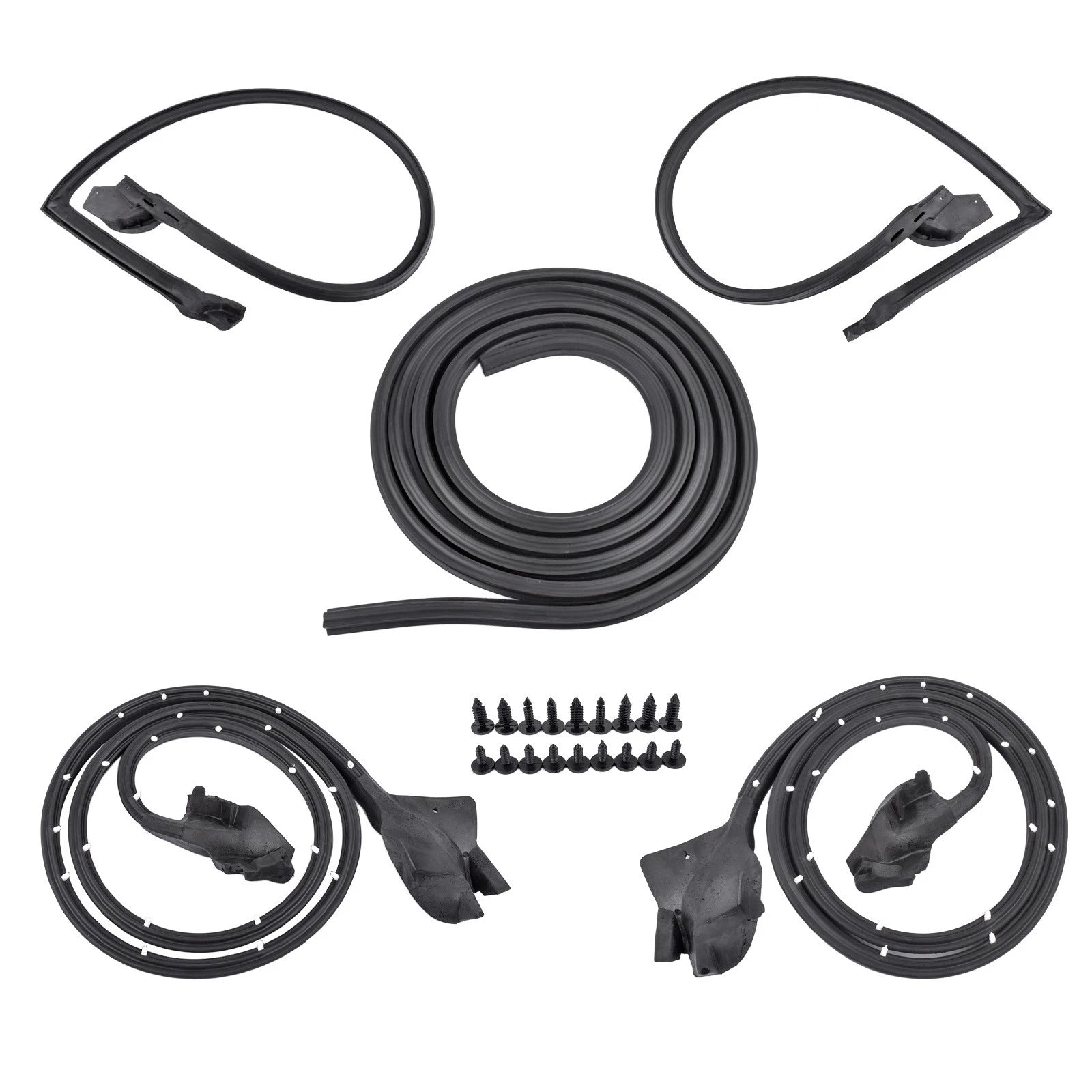 Set of 5 Weatherstrip Seals for Chevrolet Camaro Pontiac Firebird (1970–1981)