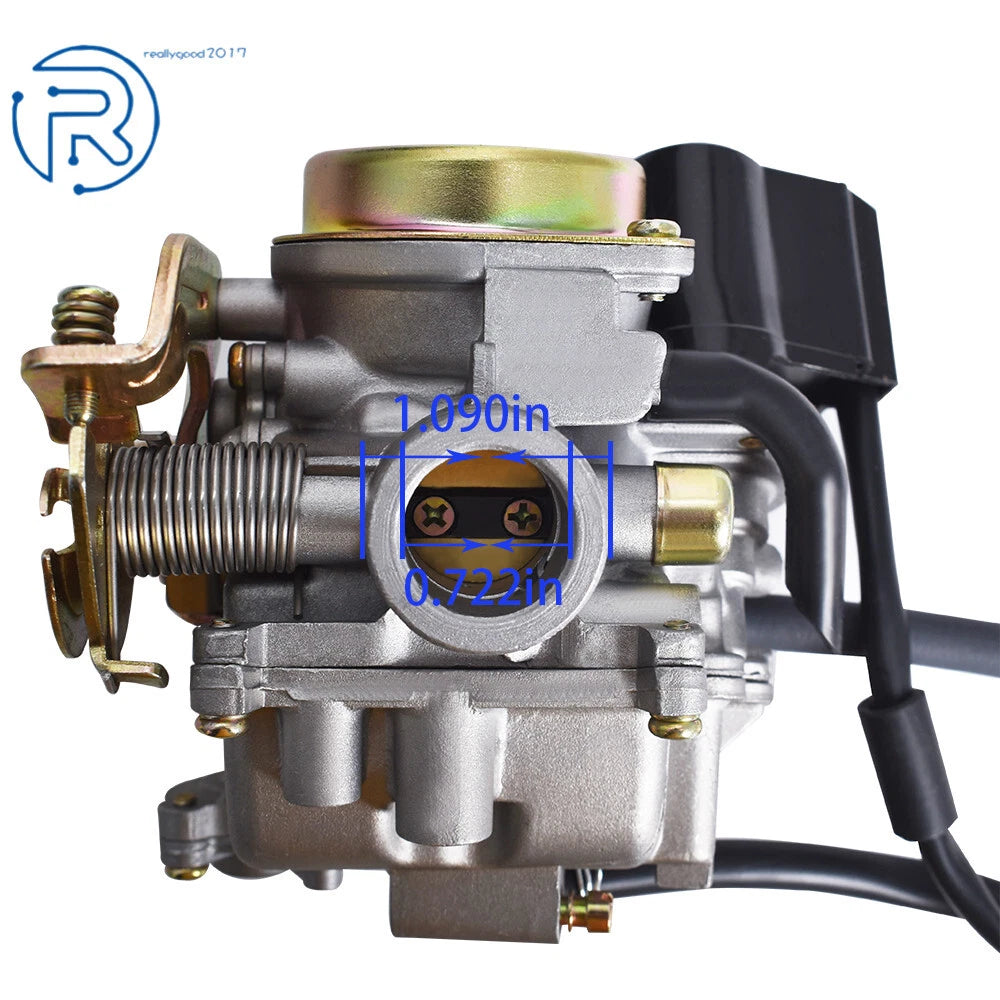 19mm Big Bore Carburetor for GY6 50cc 100cc Scooter Moped ATV (2000–2023)