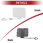 Tow Hook Cover Cap for BMW X5 E70 White (2011-2013)