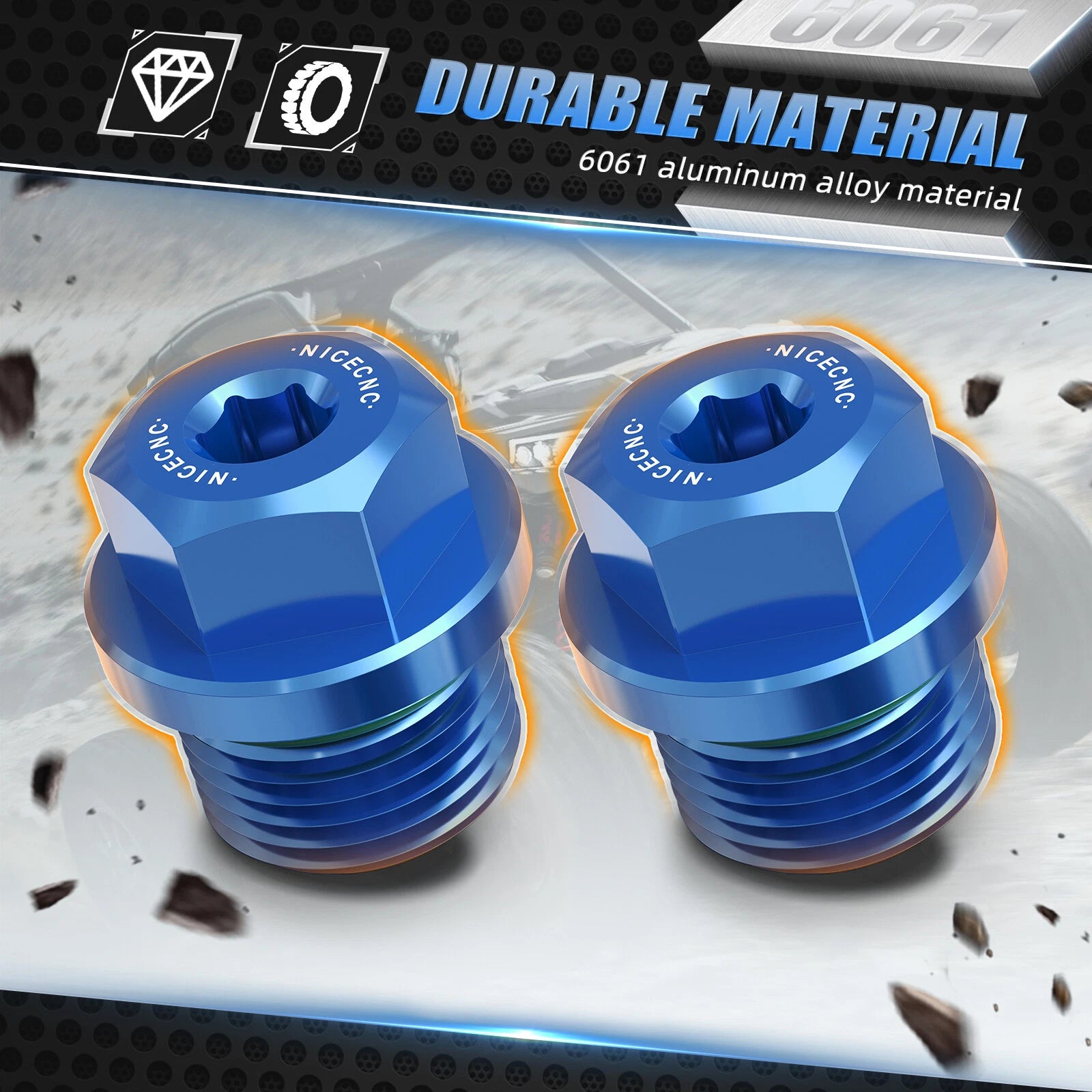 Transmission Fill & Drain Plug Kit for Polaris RZR 900 XP 1000 570 (2014–2020)