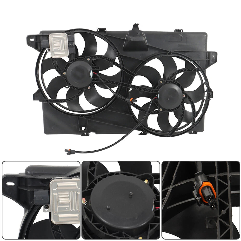 Dual Radiator Cooling Fan Assembly for Ford Edge Lincoln MKX (2007–2015)