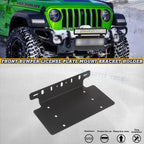 Front License Plate Mount Bracket for Off-Road Lights for SUV Pickup (—)