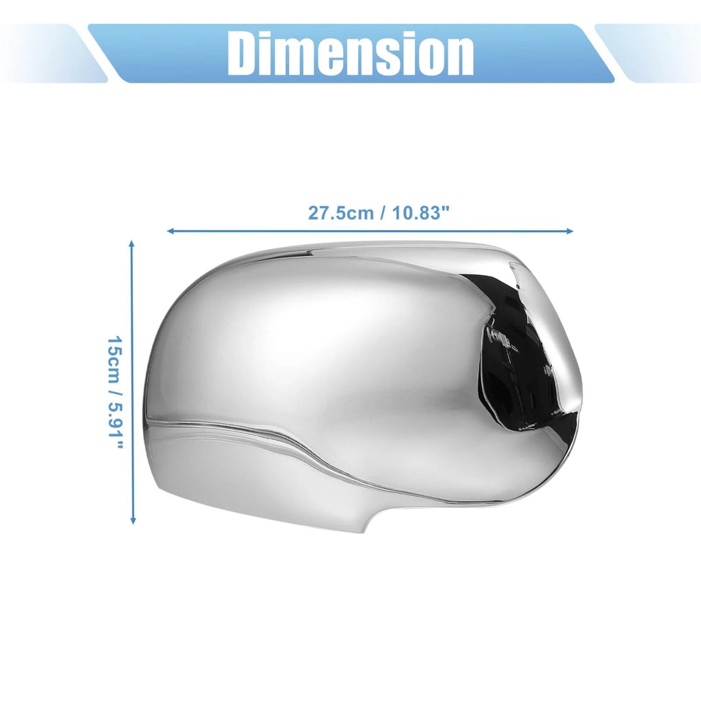 Pair of Chrome Plated Power Full Mirror Covers for Chevrolet Trailblazer (2002–2009)