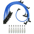 NGK Wire Set & 8 V-Power Spark Plugs for C10 C15 C20 C2500 C30 G20 G25 (1973–1987)