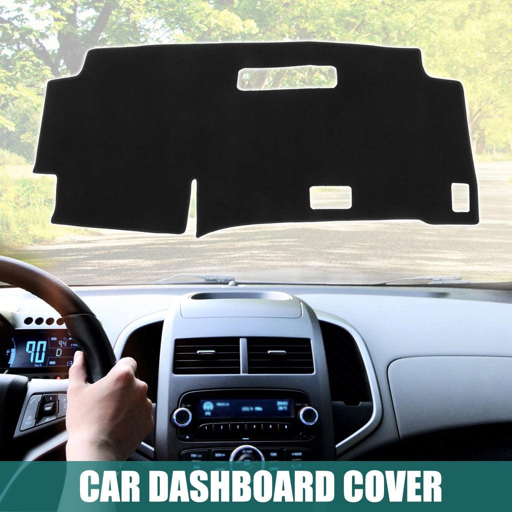 Dashboard Cover for Nissan Serena (2023) - Black Polyester Non-Slip Mat