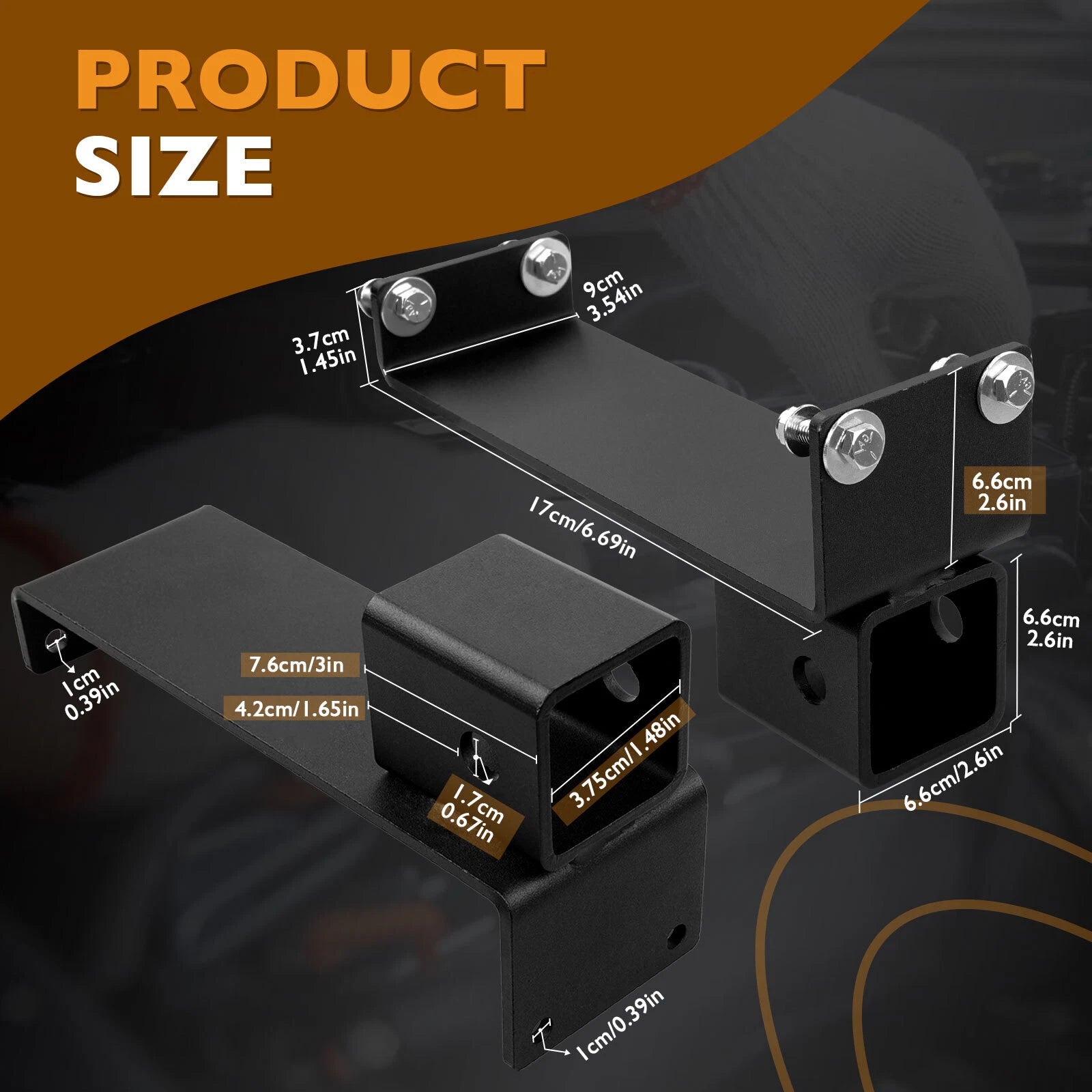 2" Trailer Hitch Receiver Kit for ZT Elite Magnum Avengers Mavericks