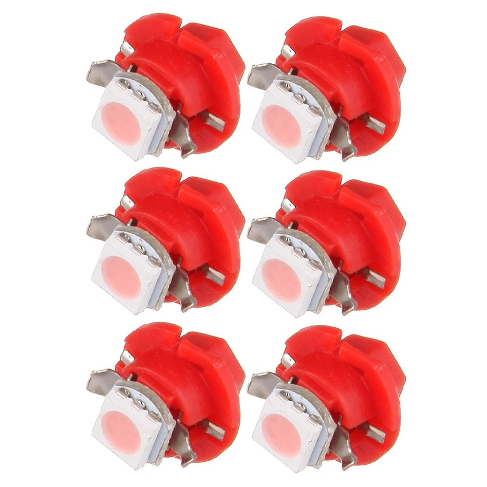 6X B8.4D 1-5050-SMD LED Dashboard Gauge Lights for Universal