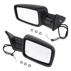 Pair Side Mirrors for Ram 1500 (2013–2019) Power Fold Heated Temp Sensor 68231241AI