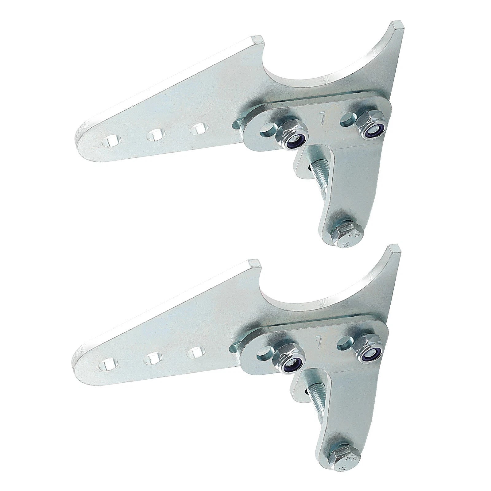 Adjustable Coilover Shock Mount Lower Brackets Kit for 3" Axle Tubes