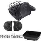 Trunk Rack Pad Speakers for Harley Electra Glide & Road King (2014–Present)