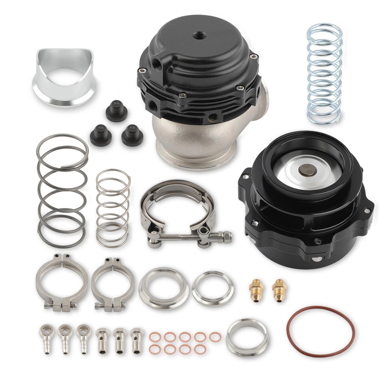 50mm BOV Blow Off Valve + 44mm V-Band Turbo Wastegate for