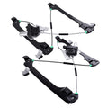 Window Regulator Motor Pair for Cadillac SRX (2010–2015) 9-4X Front Left Right