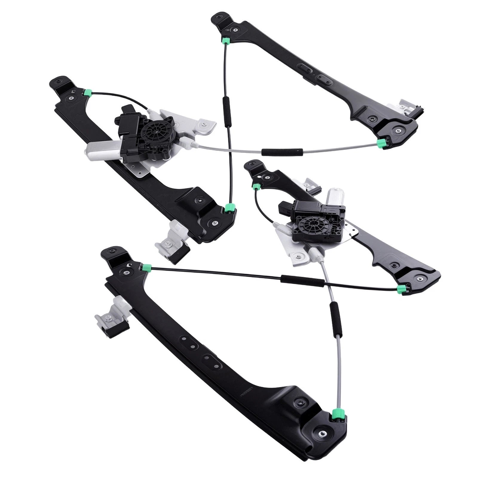 Window Regulator Motor Pair for Cadillac SRX (2010–2015) 9-4X Front Left Right