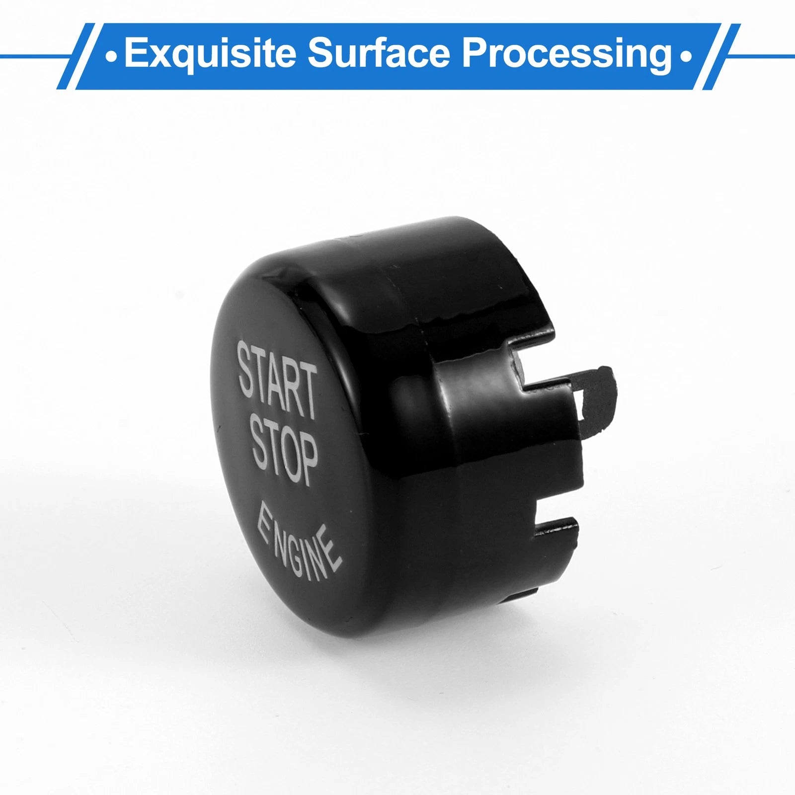 Push Start Button Cover for BMW (Compatible, 2.5cm, Black)