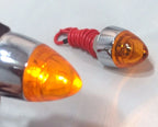 Amber LED Bullet License Plate Bolts Fasteners for Cars and Trucks (Any Year)