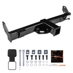 Front Mount Trailer Hitch Kit 2 Inch Receiver for Jeep Wrangler JK (2007–2018)