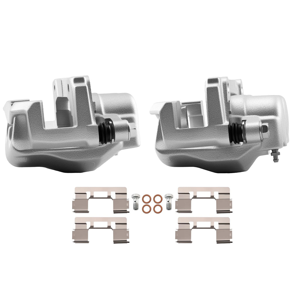 Front Disc Brake Calipers Set w/Bracket for Ford F-150 (2004-2005)