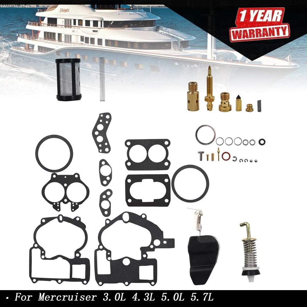Carburetor Rebuild Kit for Rochester 2GC (2 Barrel) (1960–1980)