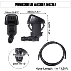 Set of 2 Windshield Washer Nozzles No.BT4Z17603A for Ford Edge (2012–2014)