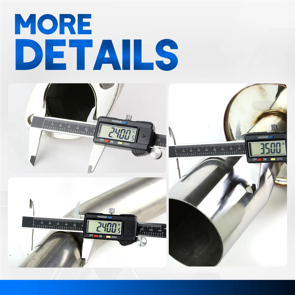 3.5" Catback Exhaust Kit for Chevy Cobalt LS/LT/LTZ/G5 2005–2010 MUFFLER TIP