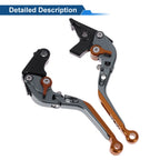 Adjustable Brake Clutch Levers for Honda X11 (1999–2002) Titanium Orange
