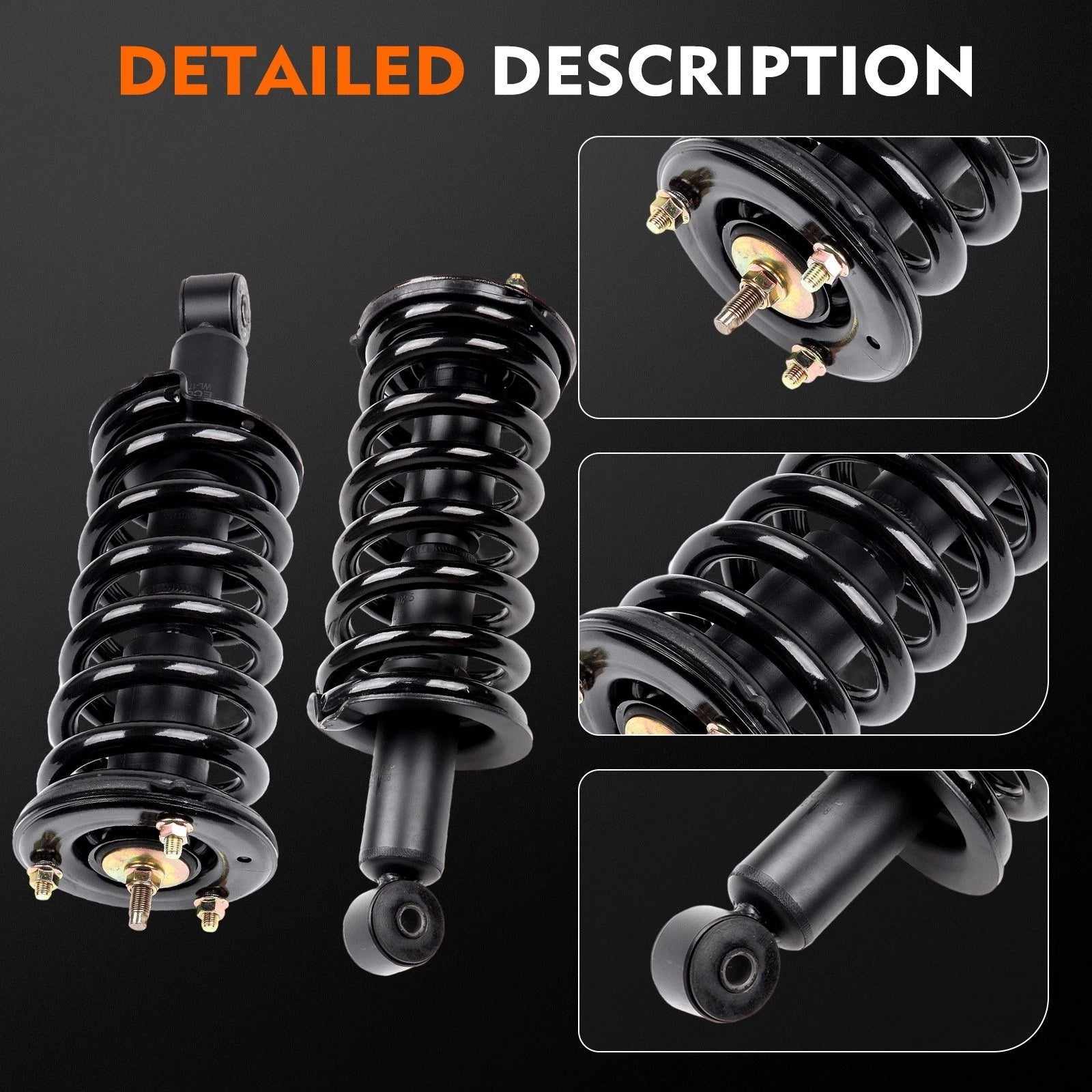 Front Struts with Coil Spring Suspension Kits for Infiniti QX56 (2004–2010)