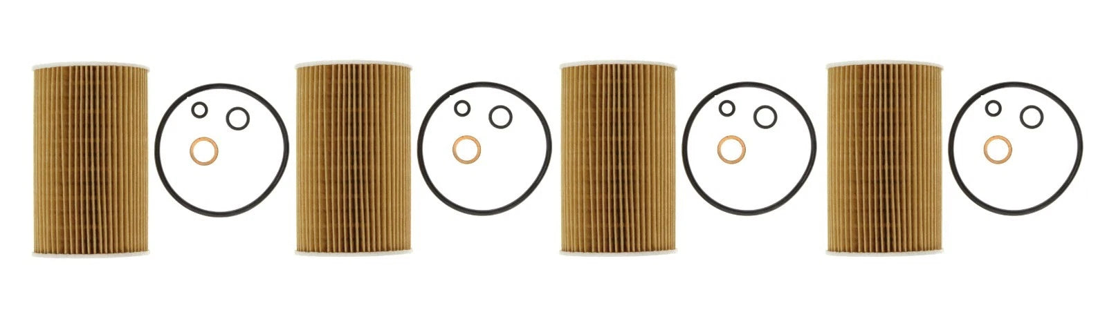 Set of 4 Engine Oil Filters OX1271D for BMW E36 318i 318is 318ti Z3 (1992–1998)