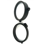6.5" Black Front Door Speaker Spacers for Subaru Forester (2003-2023)