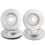 Drilled Slotted Brake Rotors for Honda Civic Si (2006–2011)