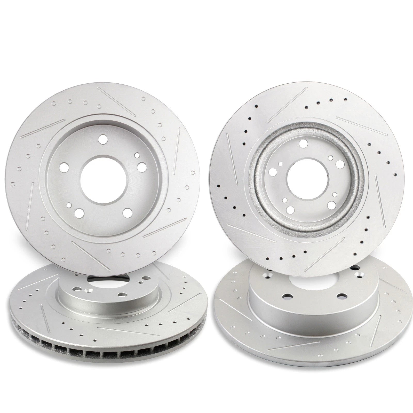 Drilled Slotted Brake Rotors for Honda Civic Si (2006–2011)
