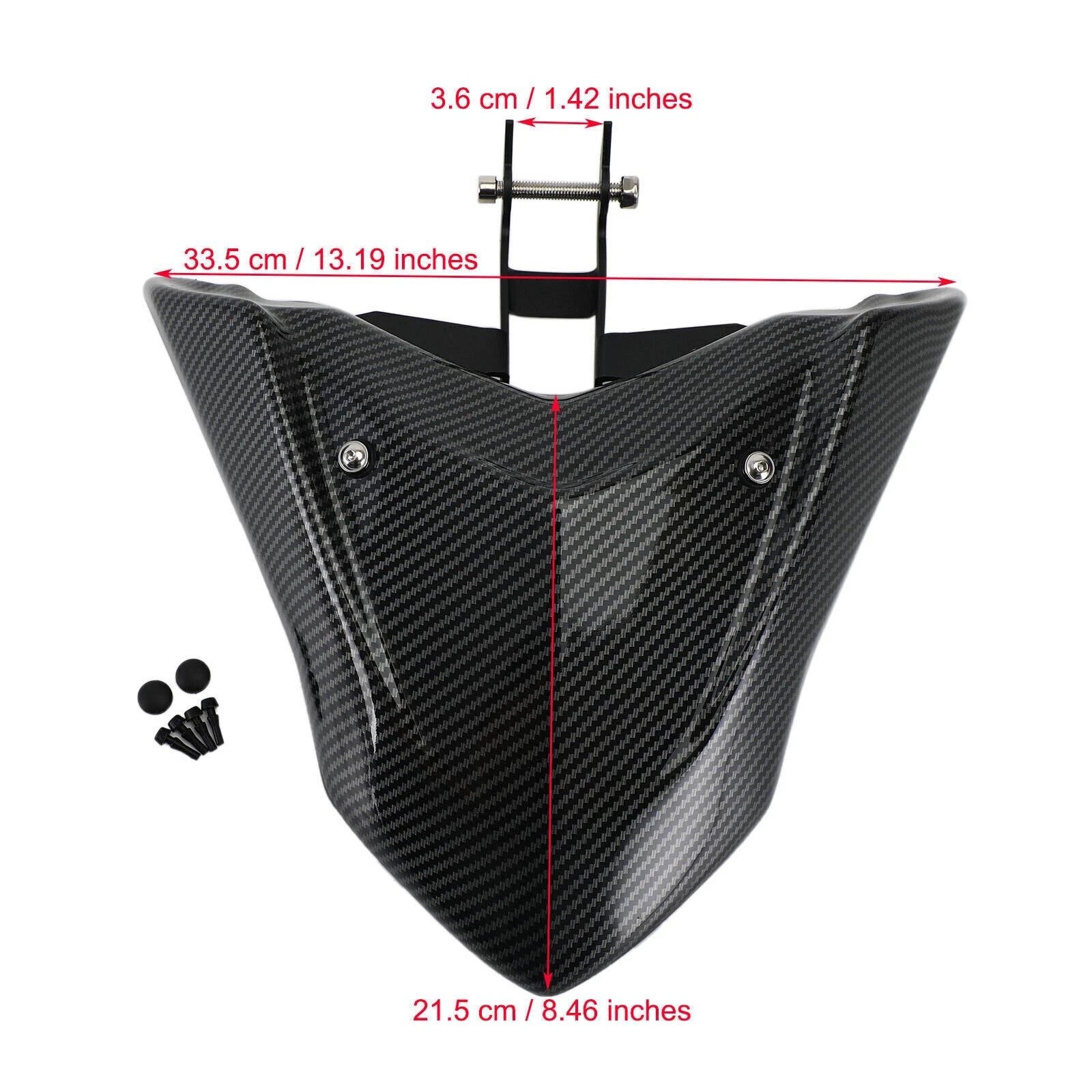 Carbon ABS Front Fender Beak Extension for Yamaha Tenere 700 (2019–2020)