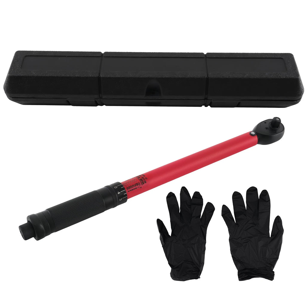 3/8-Inch Drive Click Torque Wrench 10-80 Ft-Lb (10-108.5 Nm) with Case