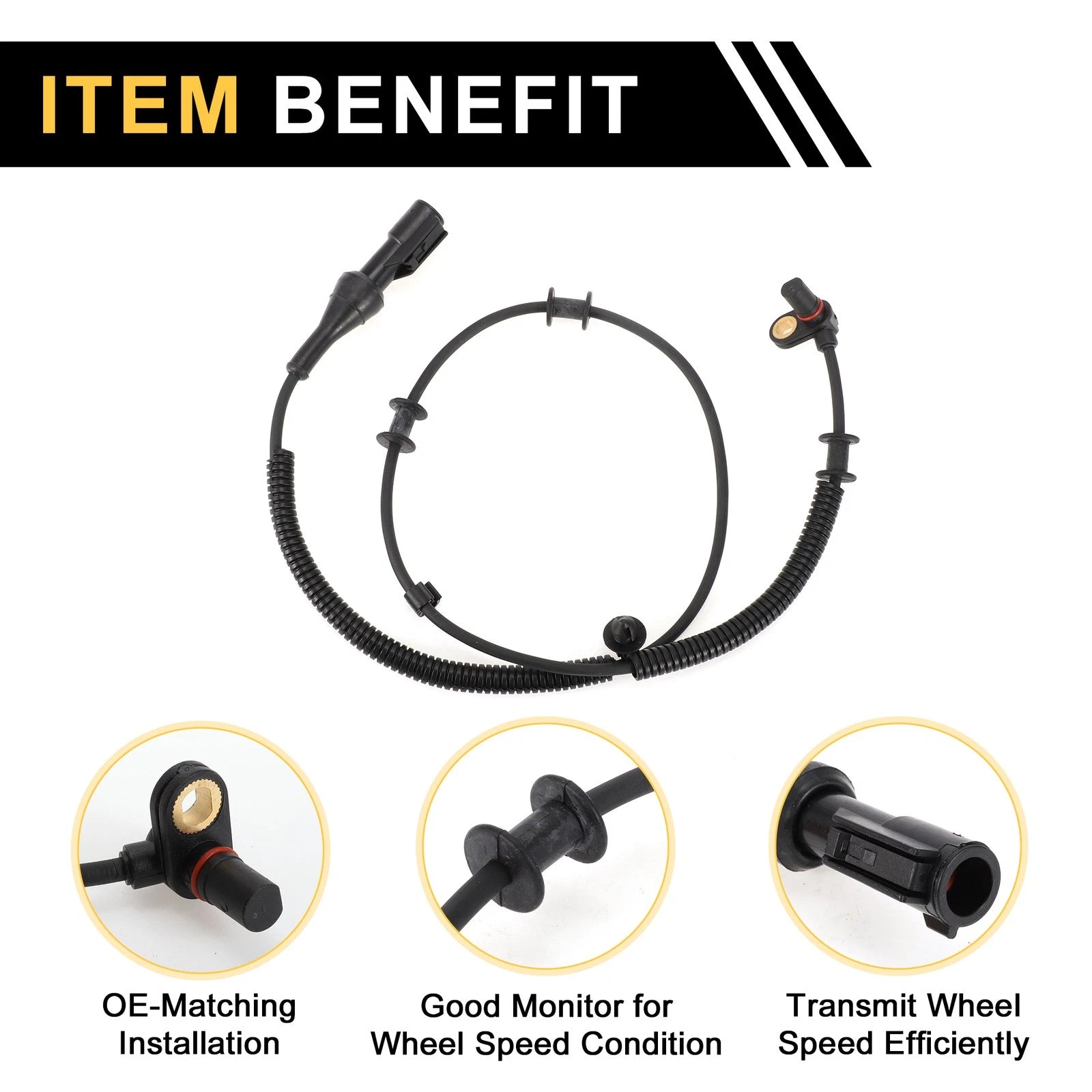 ABS Wheel Speed Sensor No. 5L3Z2C204A for Ford F-150 (2005–2008) Front Left Right