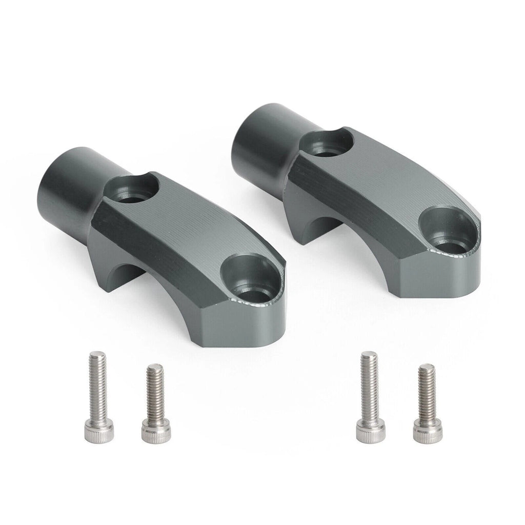 CNC Master Cylinder Clamp with 10mm Mirror Mount for 22mm Handlebar T9