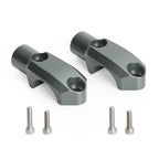 CNC Master Cylinder Clamp with 10mm Mirror Mount for 22mm Handlebar T9