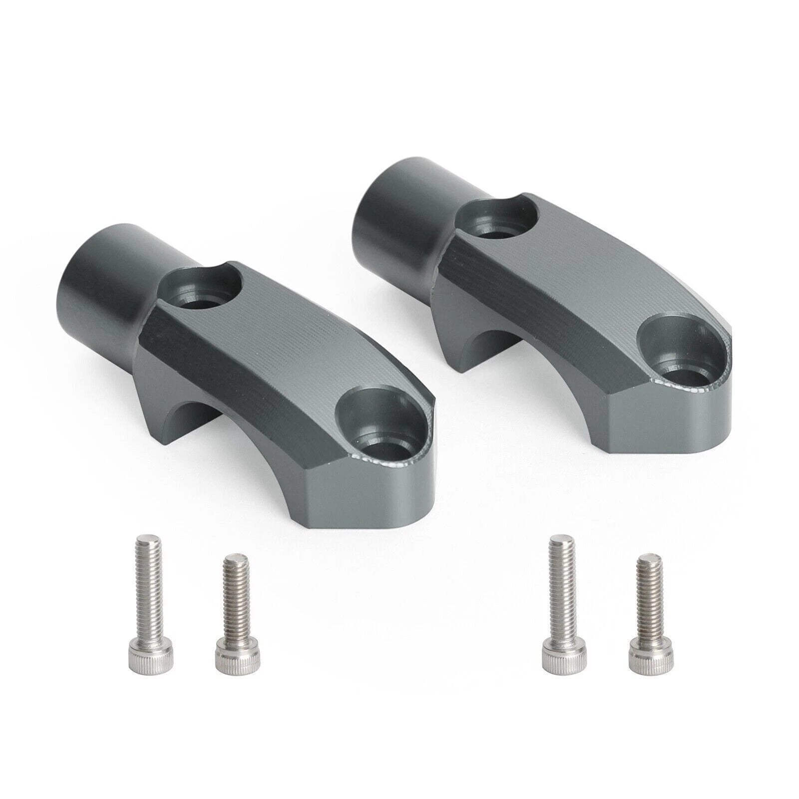 CNC Master Cylinder Clamp with 10mm Mirror Mount for 22mm Handlebar T9
