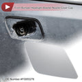 Front Right Washer Nozzle Cover Cap for Audi A6 (2005–2008) Silver Tone