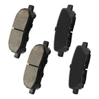 Rear Ceramic Brake Pad Kit for Honda Odyssey Pilot Acura MDX ZDX (2011–2020)