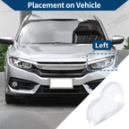1 Pc Front Left Headlight Lens Cover for Mercedes-Benz (2003–2009) No. 2038203161 Clear