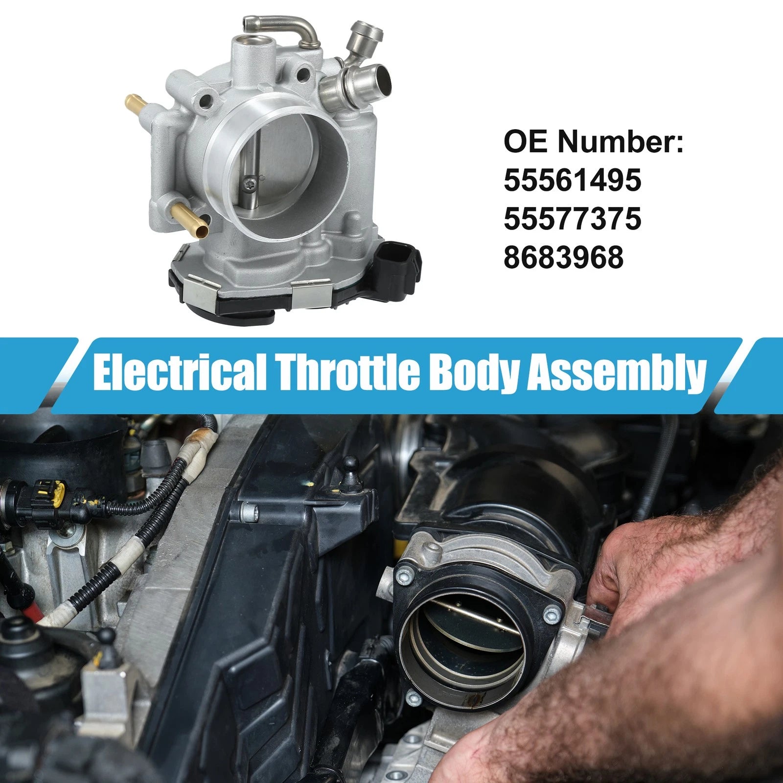Electronic Throttle Body Assembly for Chevy Sonic (2012–2020) No. 55561495/55577375/8683968