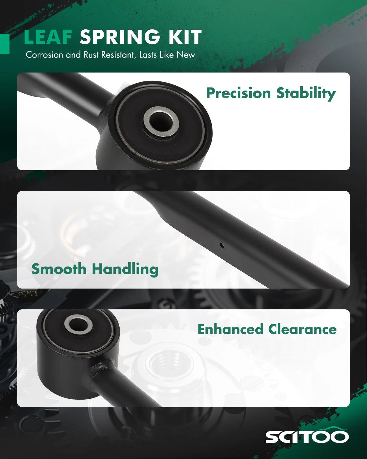 Set of 2 Rear Upper Control Arms for Chevrolet Trailblazer GMC Envoy (2002–2009)