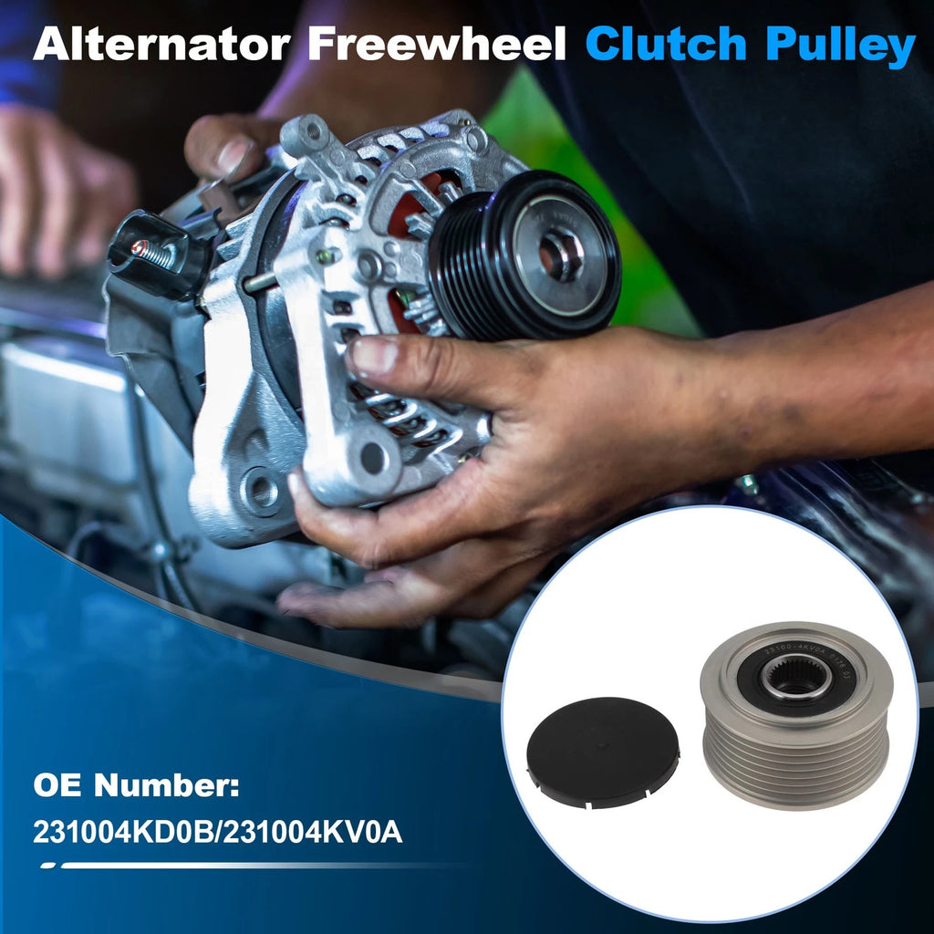 Alternator Freewheel Clutch Pulley for Nissan NP300 Navara (2016–2023)