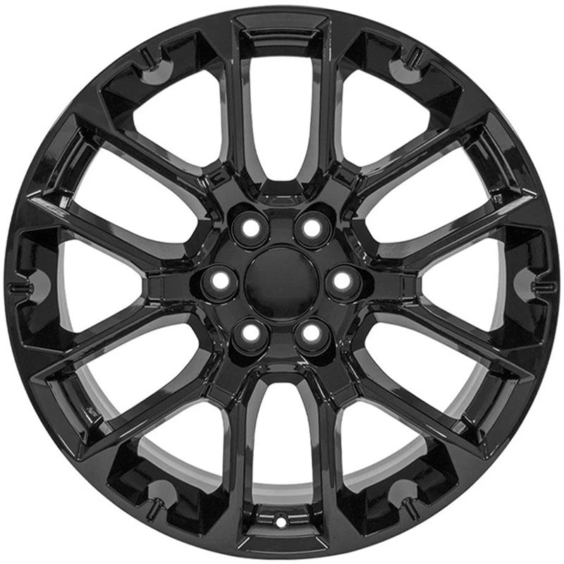 22 Inch Gloss Black Wheel Replacement for 2003-2014 GMC Savana 1500