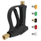 Pressure Washer Gun M22 14mm with 5 Quick Change Nozzles